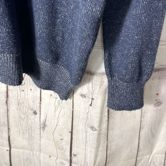 Johnston & Murphy Blue Vneck Sweater size XL Blue - Picture 3 of 7